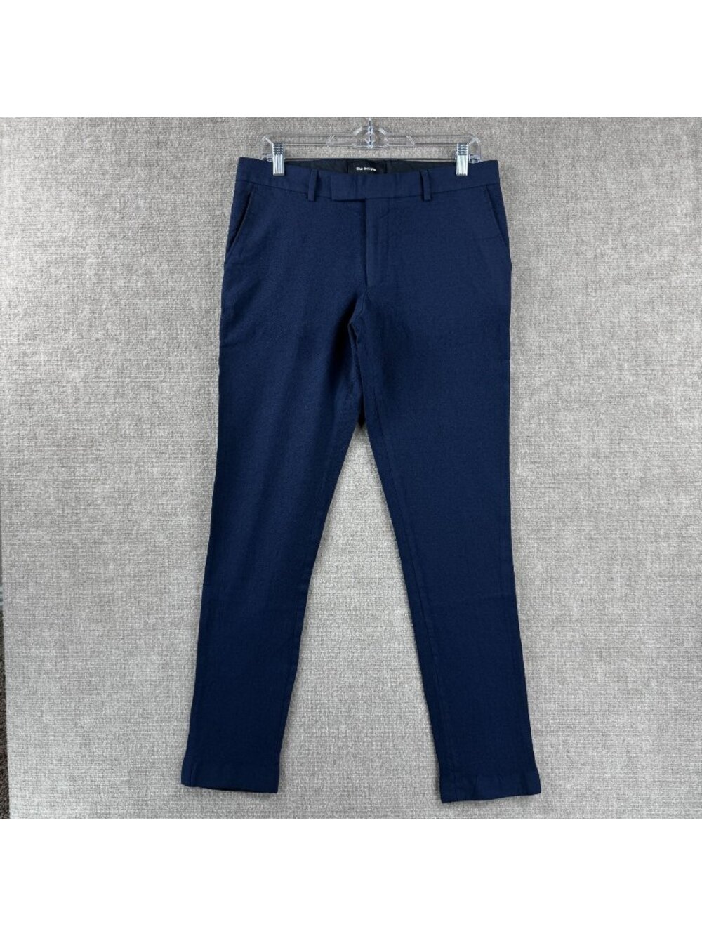 The Kooples Slim Fit Suit Pants Mens 48 Medium Navy Wool Flat Front Trousers